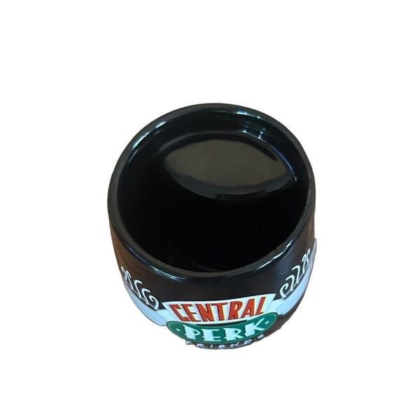 VTG Friends Black Mustache Mug Central Perk Logo Coffee Latte Cup - Picture 5 of 10